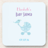 ベビーとママのブルーバードベビーシャワー コースター (正面)