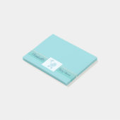 ベビーとママのブルーバードベビーシャワー ポストイット (アングル)