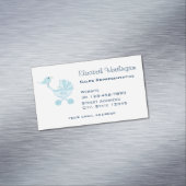 ベビーとママのブルーバード マグネット名刺 (インサイチュ)