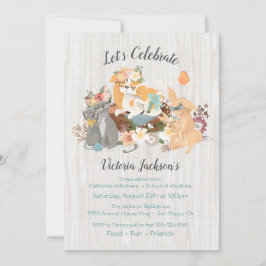 ベビーとマンマ獣医学校卒業 招待状