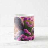 ベビーと女性の感情的つながり コーヒーマグカップ (中央)