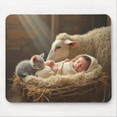 ベビーと子猫インアインアバーンマンガー マウスパッド (正面)