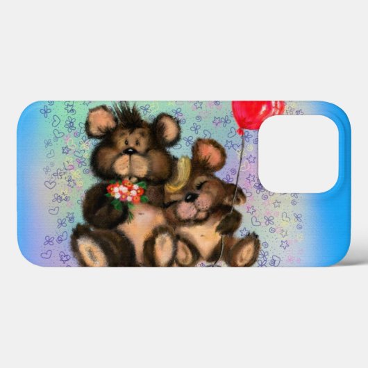ベビーと母がiPhoneケースを負担 Case-Mate iPhoneケース (裏面 (横))