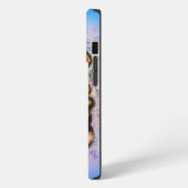 ベビーと母がiPhoneケースを負担 iPhoneケース (左側面)