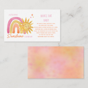 ベビーにおすすめのサンシャイン ベイビーシャワーブック Little Ray of Sunshine エンクロージャーカード