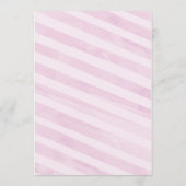 ベビーに一致させるメニューは招待状を振りかけます メニュー (裏面)