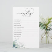 ベビーに恵まれた緑の赤ちゃんシャワーの願い (スタンド正面)