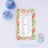 ベビーに蜂いちご動物シャワーゲームガール チラシ (シングル)