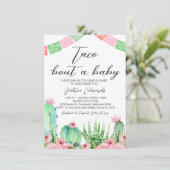 ベビーのおしゃれなタコパーティー ベビーシャワーの招待状 招待状 (スタンド正面)