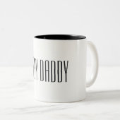 ベビーのお父さんのマグ ツートーンマグカップ (正面右)