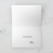 ベビーのお知らせ、初めてのクリスマスパーソナライズされた、 シーズンカード (内部)