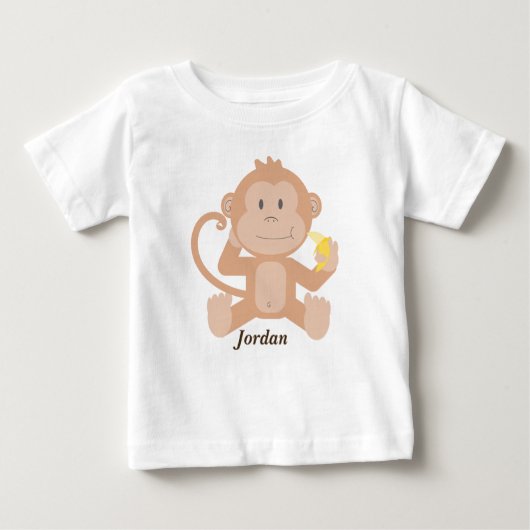 ベビーのかわいいベビーサル ベビーTシャツ (正面)