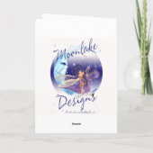 ベビーのかわいく小さいドラゴンが付いている最初ハヌカーカード シーズンカード (裏面)