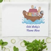 ベビーのげっぷタオルのベビーシャワーのギフト キッチンタオル (折り畳み)