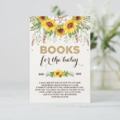 ベビーのためのヒマワリのDreamcatcher素朴なBohoの本 エンクロージャーカード (スタンド正面)