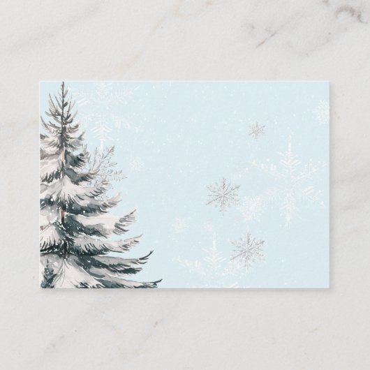 ベビーのためのベビーシャワー本の外で寒いおじぎをする エンクロージャーカード (裏面)