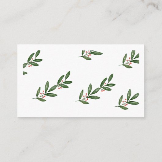 ベビーのための喜びクリスマスベビーシャワー本のバンドル エンクロージャーカード (裏面)