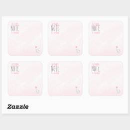 ベビーのための本の中のベビーステッカーへの小さなメモ スクエアシール