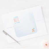 ベビーのための本の中のベビーステッカーへの小さなメモ スクエアシール (封筒)