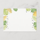 ベビーのための本は本のサファリのジャングル動物を持って来ます エンクロージャーカード (裏面)