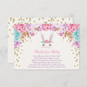 ベビーのための本、イースターのウサギの本の要求挿入物 エンクロージャーカード (正面/裏面)