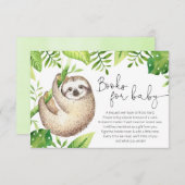 ベビーのための熱帯緑の本のベビー エンクロージャーカード (正面/裏面)