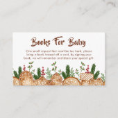 ベビーのための甘いクッキーのクリスマスブック エンクロージャーカード (正面)