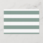 ベビーのための白いバラの花束|のベビーシャワー|の本 エンクロージャーカード (裏面)