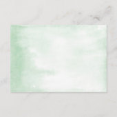 ベビーのための葉熱帯緑モンステラの本 エンクロージャーカード (裏面)