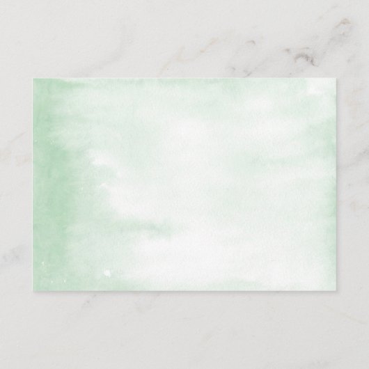 ベビーのための葉熱帯緑モンステラの本 エンクロージャーカード (裏面)