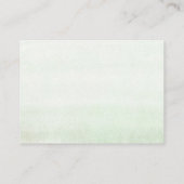 ベビーのための葉Sage Greeneryの書籍 エンクロージャーカード (裏面)