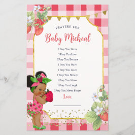 ベビーのための誰かベリースイートストロベリー祈りの言葉