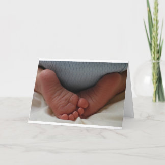 ベビーのつま先 案内状