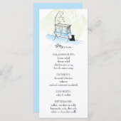 ベビーのまぐさ桶|のベビーシャワーメニュー メニュー (正面/裏面)