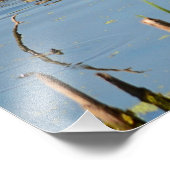 ベビーのアヒル後を追が一列に フォトプリント            (角)