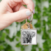 ベビーのアフリカゾウKeychain キーホルダー (手)