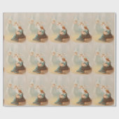 ベビーのイエス・キリストのギフトの紙とのカラフルなヴィンテージメリー ラッピングペーパー (フラット)