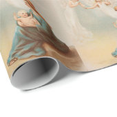 ベビーのイエス・キリストのギフトの紙とのカラフルなヴィンテージメリー ラッピングペーパー (ロールコーナー)