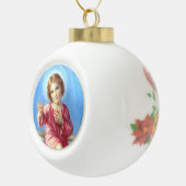 ベビーのイエス・キリストのクリスマスのオーナメント セラミックボールオーナメント (右)