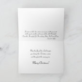 ベビーのイエス・キリストのクリスマスカード シーズンカード (内部)