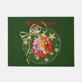 ベビーのイエス・キリストの玄関マット ドアマット