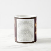 ベビーのイエス・キリストの祈りの言葉が付いているパドゥアのSt Anthony コーヒーマグカップ (中央)