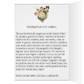 ベビーのイエス・キリストの祈りの言葉のヴィンテージのSt Anthony (内側 (左))