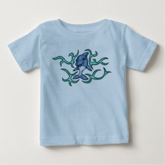 ベビーのイルカのTシャツ ベビーTシャツ