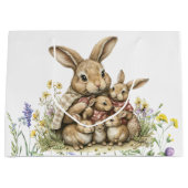 ベビーのウサギ ラージペーパーバッグ (正面)