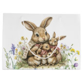 ベビーのウサギ ラージペーパーバッグ (裏面)