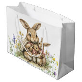 ベビーのウサギ ラージペーパーバッグ (裏面アングル)