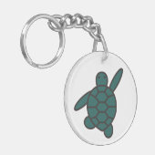 ベビーのウミガメのキーホルダー キーホルダー (正面左)