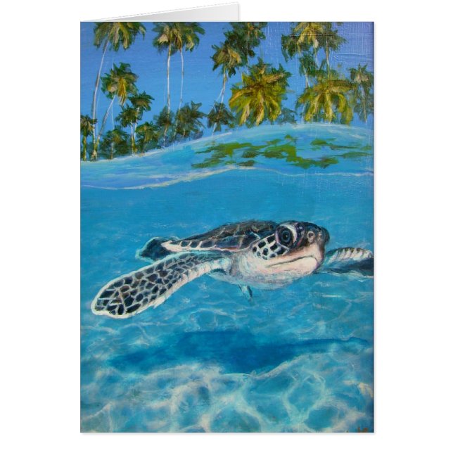 ベビーのウミガメ (正面)