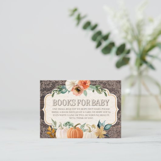 ベビーのエンクロージャカードのための素朴な木製のレースの本 エンクロージャーカード (スタンド正面)